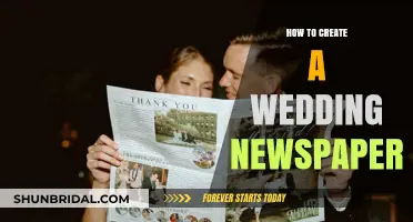 Crafting a Unique Wedding Newspaper: A Creative Guide for Couples