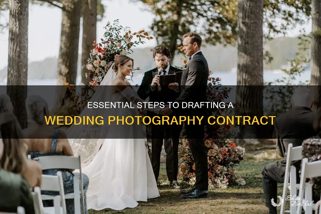 how to create a wedding photography contract