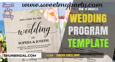Designing Your Perfect Wedding Program Template: A Step-by-Step Guide