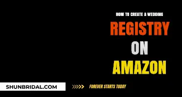 Creating a Wedding Registry: Amazon Edition