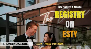 Creating a Wedding Registry: Etsy Edition