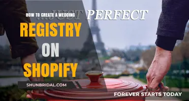 Creating a Wedding Registry: Shopify's Easy Steps