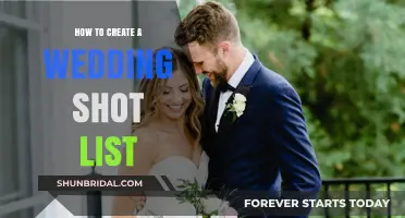 Crafting Your Perfect Wedding Shot List: Essential Tips and Ideas