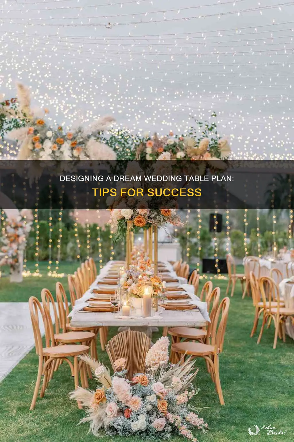 how to create a wedding table plan