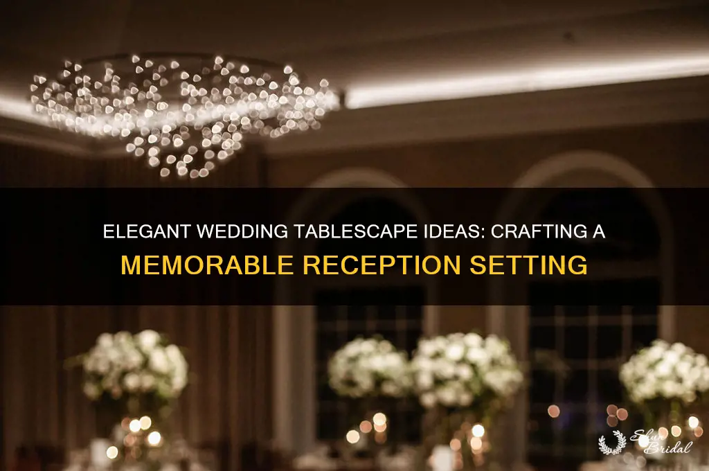 how to create a wedding tablescape