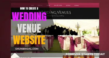 The Perfect Venue: Creating a Wedding Website