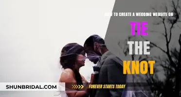 Crafting Your Dream Wedding Website with Tie the Knot