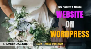 Crafting Your Dream Wedding Website: A WordPress Step-by-Step Guide