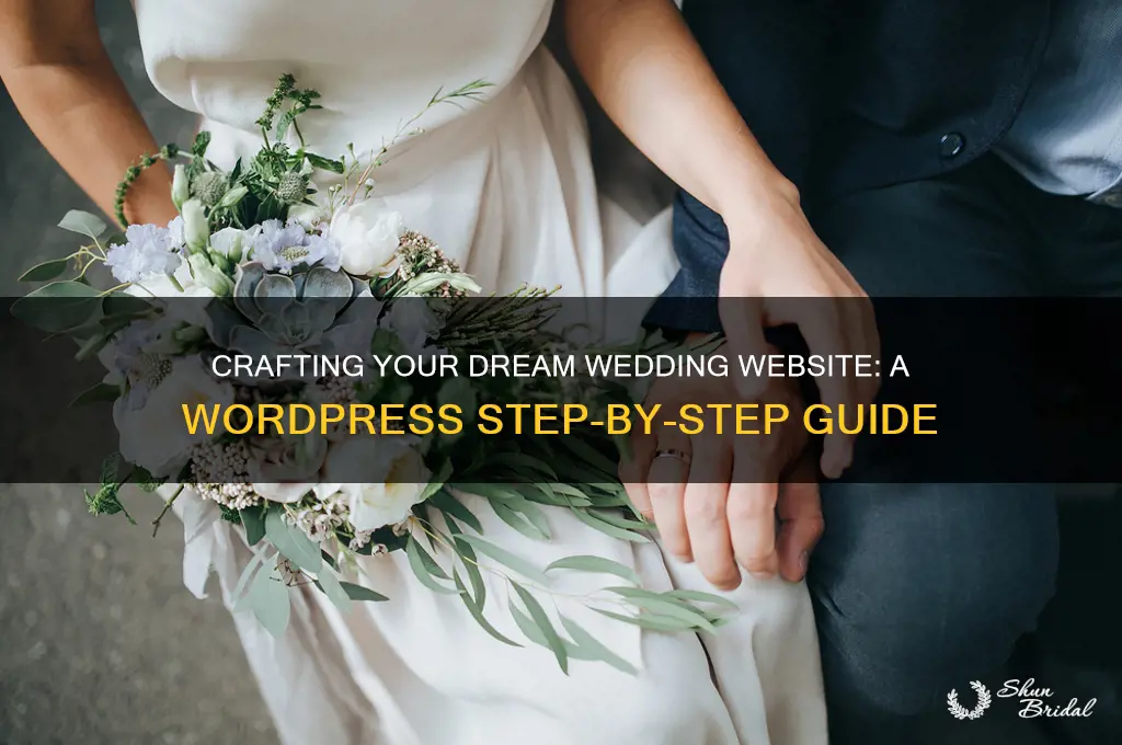 how to create a wedding website on wordpress
