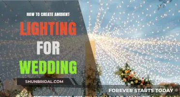 Elegant Wedding Ambiance: Crafting Perfect Ambient Lighting for Your Big Day