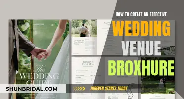 Designing a Wedding Venue Brochure: Tips for Success