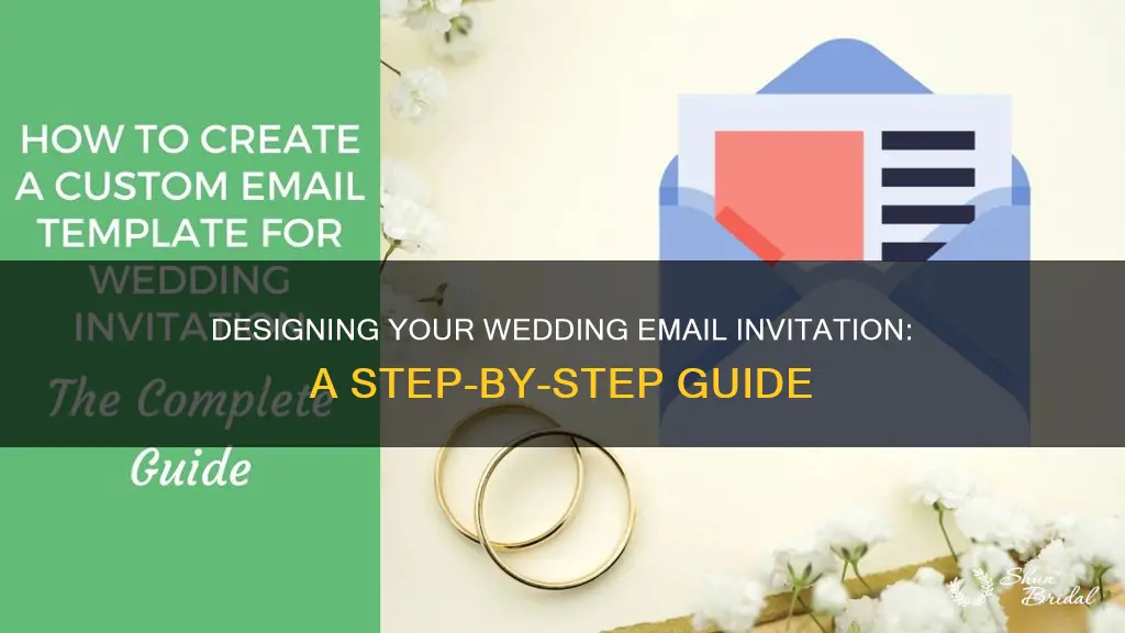 how to create an email wedding invitation