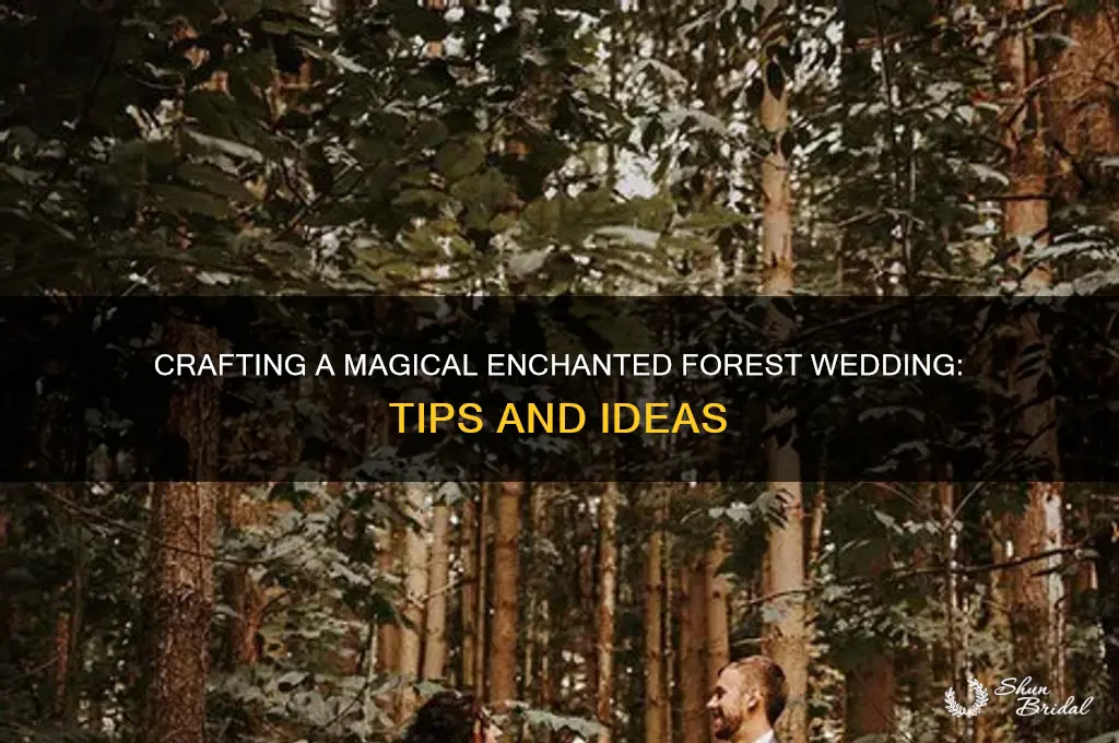 how to create an enchanted forest wedding