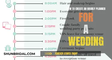 Planning the Perfect Wedding: An Hourly Guide