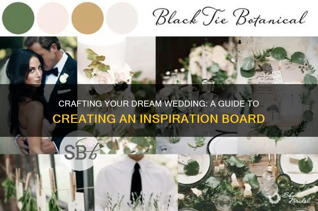 how to create an inspiration board for a wedding