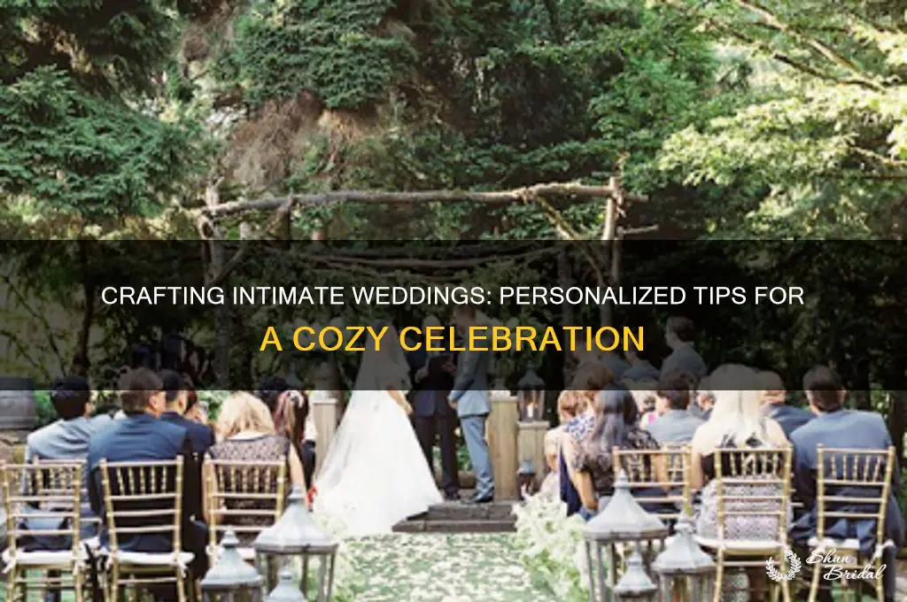 how to create an intimate wedding