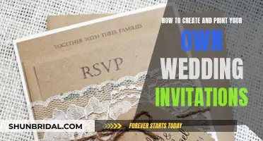 Design, Create, and Print Your Own Wedding Invitations