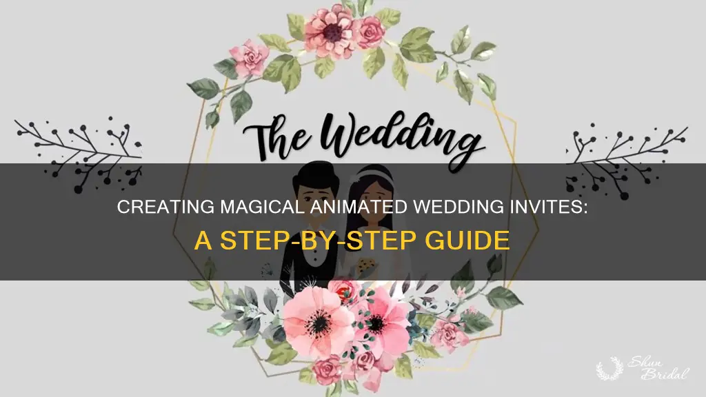 how to create animated wedding invitation