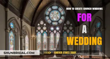 Crafting Stunning Church Windows for Your Dream Wedding Decor