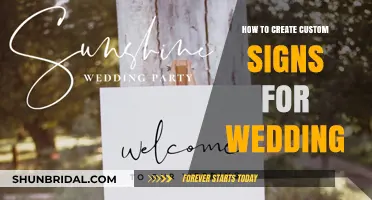 Crafting Personalized Wedding Signs: A DIY Guide for Your Special Day