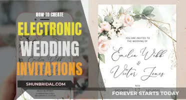 Creating Electronic Wedding Invites: A Simple Guide