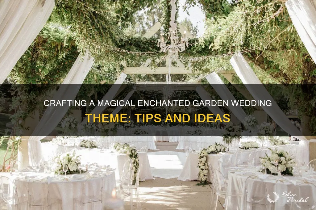 how to create enchanted garden wedding theme