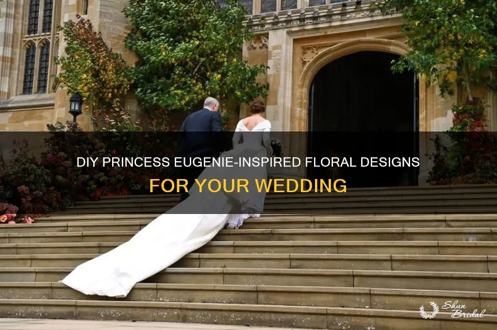 how to create floral design diy from princess eugenie wedding