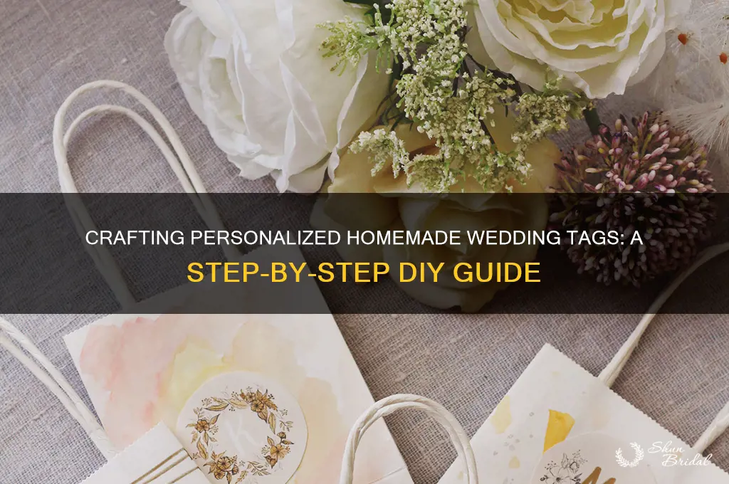 how to create homemde wedding tags