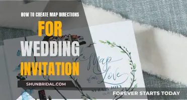 Creating Map Directions: Wedding Invites Made Simple