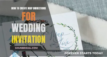 Creating Clear Map Directions for Your Wedding Guests