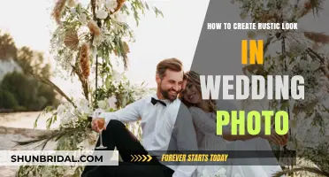 Creating Rustic Wedding Photos: Natural Light and Backdrops