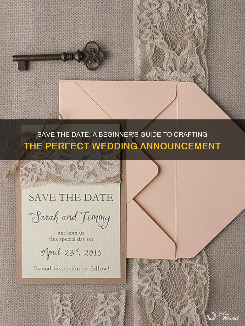 how to create save the date for wedding