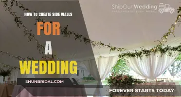 Elegant DIY Wedding Side Walls: Creative Ideas and Step-by-Step Guide