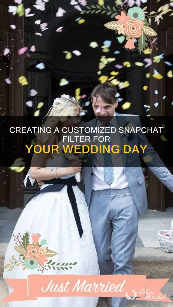 how to create snapchat filter for wedding