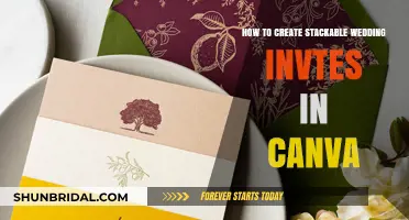 Designing Stackable Wedding Invites in Canva: A Step-by-Step Guide