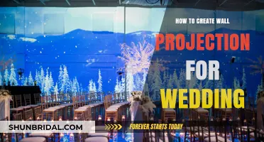 Transform Your Wedding Venue with Stunning Wall Projection Ideas