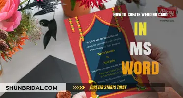 Designing Elegant Wedding Invitations: A Step-by-Step MS Word Guide