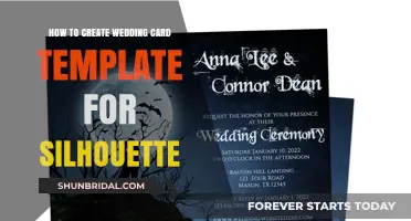Designing Elegant Wedding Card Templates Using Silhouette: A Step-by-Step Guide