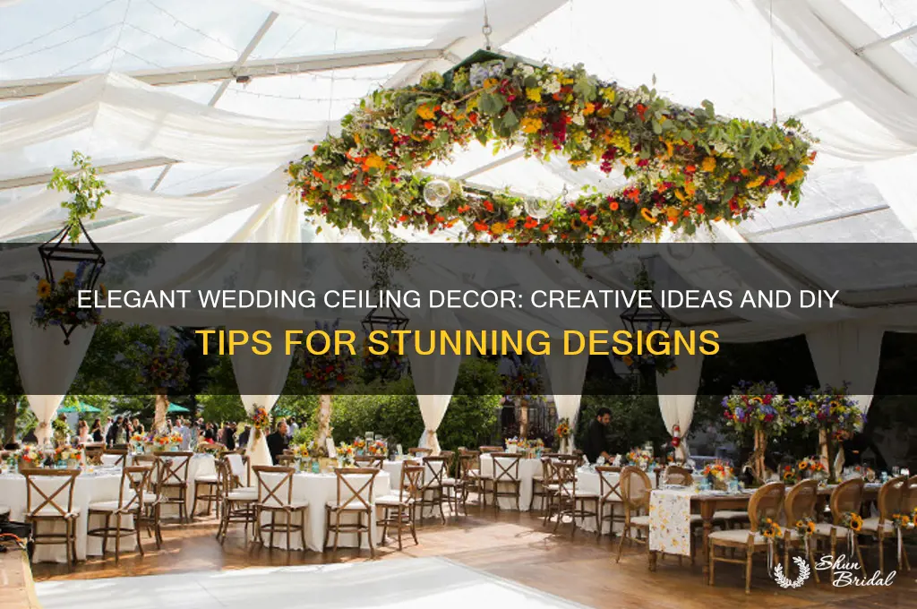 how to create wedding ceilings