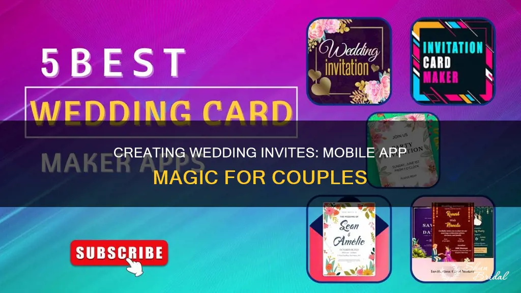 how to create wedding invitation card in mobile