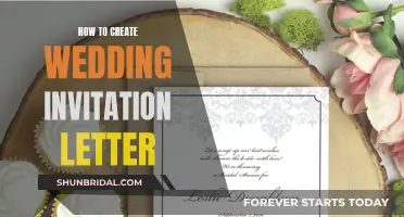 Crafting the Perfect Wedding Invitation Letter