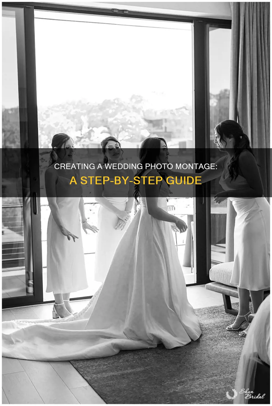 how to create wedding photo montage
