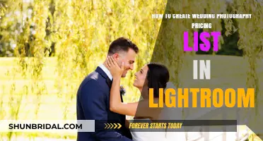Creating a Profitable Wedding Photography Pricing List in Lightroom