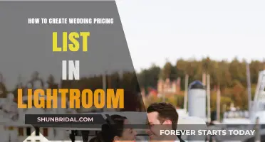 Mastering Wedding Pricing: Lightroom Tips for Photographers