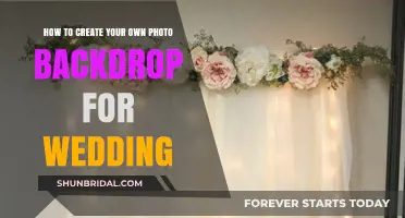 Creating a Wedding Backdrop: DIY Photo Backdrop Ideas