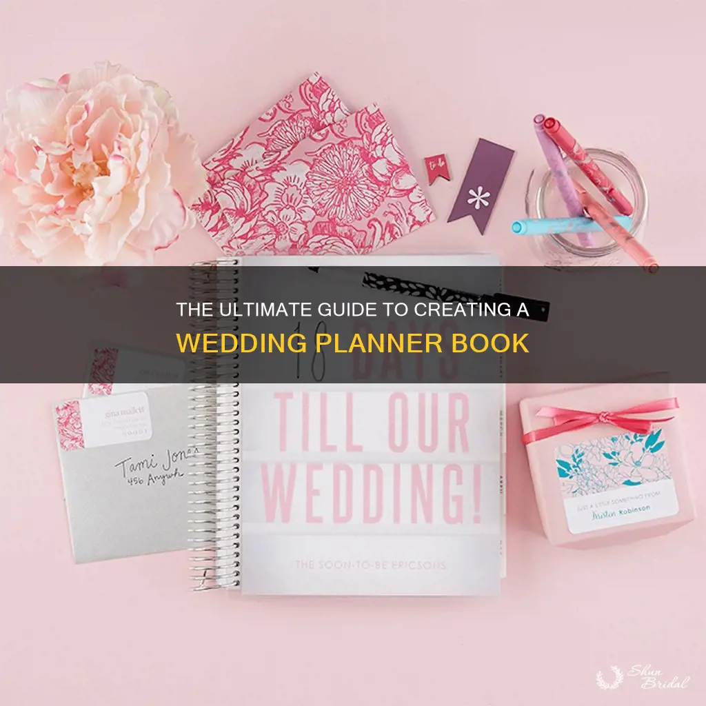 how to create your own wedding planner book