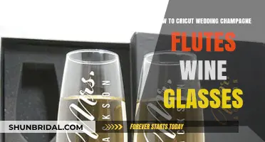 DIY Wedding Elegance: Personalizing Champagne Flutes with Cricut