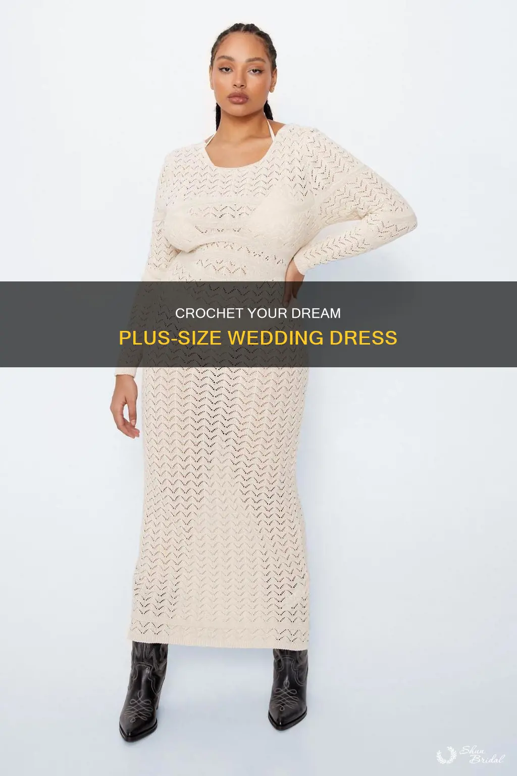 how to crochet a plus size wedding dress