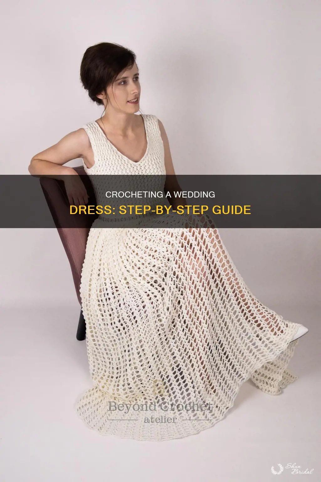 how to crochet a wedding dress