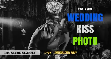 Cropping Wedding Kiss Photos: A Step-by-Step Guide
